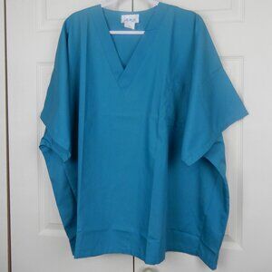 AMS Medical Uniform Scrubs Style 100 Teal Size 5XL Left Side Chest Pocket (U016)